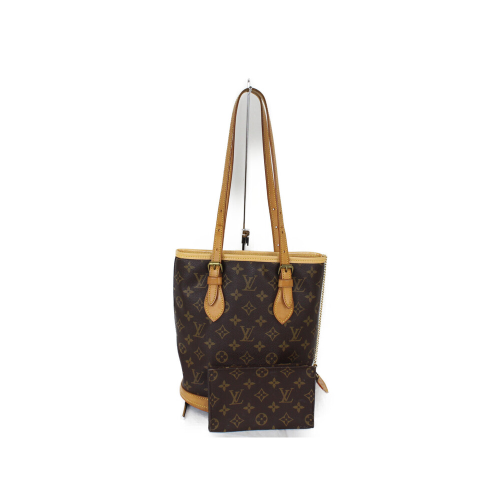 Louis Vuitton Bucket Monogram Brown Canvas LV Handbag Tote Bag